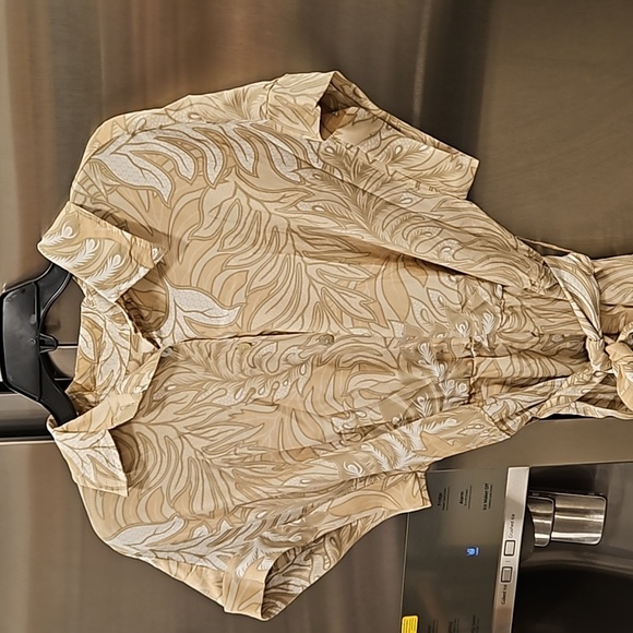 💕NATALIE MARTIN💕 Harper Maxi Dress ~ 100% Silk Jungle Print Agave Large L NWT - Picture 14 of 16